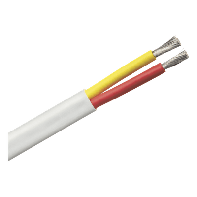 Cable plano marino / Calibre 8 / 2 conductores / 500 pies (152.4 m) / Cobre estañado / UL 1426