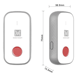 Botón de Pánico IoT / LoRaWAN 5 km / GPS Exterior y BLE Interior / Batería Recargable 540 mAh / IP66