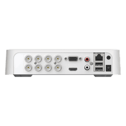 DVR 8 Canales TurboHD + 2 Canales IP / 2 Megapíxel (1080p) Lite / Acusense Lite (Evita Falsas Alarmas) / Audio Bidireccional y Coaxitron / 1 Bahía de Disco Duro / H.265+ / Salida de Vídeo Full HD