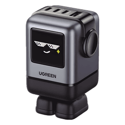 Cargador de Escritorio / 100W / 4 Puertos / PD 3.0 / QC 4.0 / GaN II / Pantalla LED
