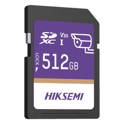 Tarjeta SD / 512 GB / 100 MB/s Lectura / 90 MB/s Escritura / Clase 10 U3 V30 / 3D TLC NAND / −25°C a 85°C (−13°F a 185°F)