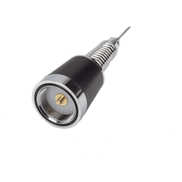 Antena Móvil VHF/UHF / Banda Ancha 132-512 MHz / 150 Watts / 1/4 de Onda / 56 cm (22 in) / NMO con Resorte