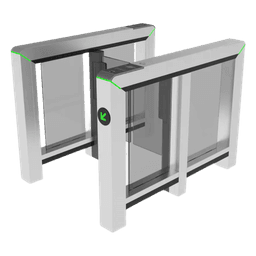 Puerta de Velocidad de un Solo Carril Mars-S1000 Series / Sensor Infrarrojo 8 pares (opción hasta 12) / Controlador PGIC / Acero Inoxidable SUS304 / Panel de Lectura Conmutable / Anti-Seguimiento / Monitoreo Unidireccional / Integración con 