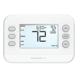 Termostato Programable / 1H/1C / Pantalla 4.84 Pulgadas Cuadradas / Alimentación 24 VCA o 2 Baterías AA / Placa de Montaje UWP