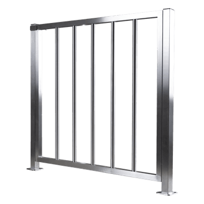 Puerta de Acero Inoxidable de Medio Cuerpo / Paso de 100 Centímetros de Ancho Ideal Para Dar Accesos que no Caben Por su Torniquete / Altura de 90 Centímetros