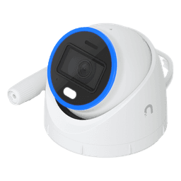 Cámara IP Turret / 4K 8 Megapixel / Ángulo Ultra-Ancho 109.9° / IR 40 m (131.2 ft) / AI Reconocimiento Facial y de Matrículas / LED Visión Nocturna a Color / Audio Bidireccional / IP66 IK08 / PoE+
