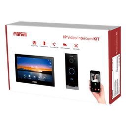 Kit Videoportero IP / Pantalla Táctil 7" HD / Cámara 2 Megapixel / Wi-Fi Dual Band / PoE / 10,000 Tarjetas RFID / ONVIF