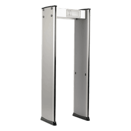 Detector de Metales de 18 Zonas / Arco para Interiores / 50 Inspecciones por Minuto / Sensor Infrarrojo Anti-Falsas / Contador Integrado / 8 Programas Precargados