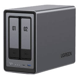 NASync DXP2800 | SO UGOS Pro |  Intel N100 12th Gen Intel® 4 Core™ | 2 Bahías SATA hasta 48TB | 2-Bahias (M.2 NVMe) hasta 16TB | 8GB DDR5 (Exp. a 16GB) | Ethernet 2.5G  | HDMI 4K | 2* USB2.0 | 1*USB 3.2Gen | 1* USB 3.2Gen2 | 1*USB-C 3.2Ge
