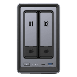 NASync DXP2800 | SO UGOS Pro |  Intel N100 12th Gen Intel® 4 Core™ | 2 Bahías SATA hasta 48TB | 2-Bahias (M.2 NVMe) hasta 16TB | 8GB DDR5 (Exp. a 16GB) | Ethernet 2.5G  | HDMI 4K | 2* USB2.0 | 1*USB 3.2Gen | 1* USB 3.2Gen2 | 1*USB-C 3.2Ge