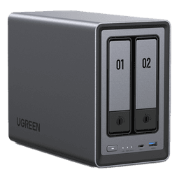 NASync DXP2800 | SO UGOS Pro |  Intel N100 12th Gen Intel® 4 Core™ | 2 Bahías SATA hasta 48TB | 2-Bahias (M.2 NVMe) hasta 16TB | 8GB DDR5 (Exp. a 16GB) | Ethernet 2.5G  | HDMI 4K | 2* USB2.0 | 1*USB 3.2Gen | 1* USB 3.2Gen2 | 1*USB-C 3.2Ge