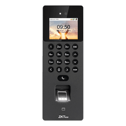Terminal Biométrica Facial / Cámara Binocular 1 MP / 1,500 Rostros / 3,000 Huellas / Wi-Fi 6 / Anti-Fraude / Intercom SIP / ONVIF