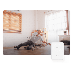 Sensor de Caídas LoRaWAN / Radar 4D 60 GHz / Detección por IA / Alerta Visual y Sonora / Cobertura 2 km (1.2 mi) a 15 km (9.3 mi)