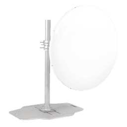 Antena Direccional Parabólica / Dual Polarización MIMO / 4.9 a 6.4 GHz / Ganancia 32.1 dBi / Plato Profundo 3 ft (0.9 m) / Guía de Onda / Soporte Acero Inoxidable