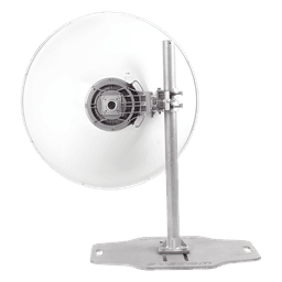 Antena Direccional Parabólica / Dual Polarización MIMO / 4.9 a 6.4 GHz / Ganancia 32.1 dBi / Plato Profundo 3 ft (0.9 m) / Guía de Onda / Soporte Acero Inoxidable
