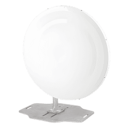 Antena Direccional Parabólica / Dual Polarización MIMO / 4.9 a 6.4 GHz / Ganancia 32.1 dBi / Plato Profundo 3 ft (0.9 m) / Guía de Onda / Soporte Acero Inoxidable