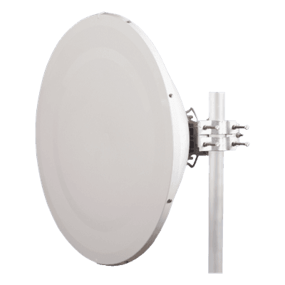 Antena Direccional Parabólica / 35.1 dBi / 4.9-6.4 GHz / Plato 1200 mm / Doble Polaridad 45°/90° / Viento 210 km/h (130.5 mph)