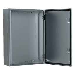 Gabinete de Acero Inoxidable / IP66 / 300x200x150 mm (11.8 x 7.9 x 5.9 in) / 2 Cerraduras / Placa de Montaje 2 mm