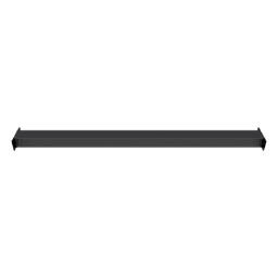 Perfil Rectangular de Interconexión / Acero 1200 mm (3.9 ft) / Ancho 56 mm (2.2 ft) / Soporte 100 mm (3.9 ft) x 40 mm (1.6 ft) / Radio de Esquina R4 mm