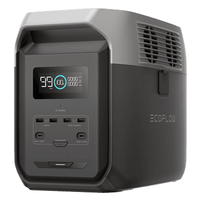 Estación de Energía Portátil / 1536 Wh / 4 Salidas CA 1800 W / 2 USB-C 100 W / Carga Solar 500 W / LiFePO4 / Wi-Fi y Bluetooth