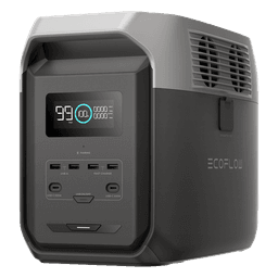 Estación de Energía Portátil / 1536 Wh / 4 Salidas CA 1800 W / 2 USB-C 100 W / Carga Solar 500 W / LiFePO4 / Wi-Fi y Bluetooth