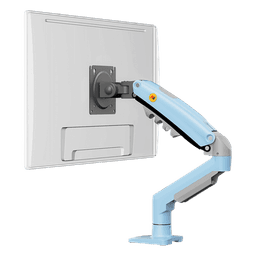 Brazo Ajustable para Monitor / 17" a 30" / Capacidad 9 kg / Rotación 360° / Inclinación +85° a -30° / Giro 180° / Resorte de Gas / Color Azul