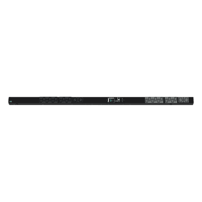 PDU Monitoreable / 24 Salidas C13 y C19 / Entrada NEMA L6-20P / 208 Vca / 20 Amp / Instalación Vertical / Pantalla OLED