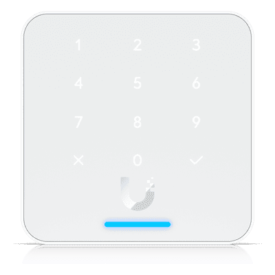 Lector de Acceso G3 Flex con Teclado y NFC, Compatible con App UniFi Identity y Touch Pass, Uso con Guantes o Humedad, Resistencia IP55 y Alimentación PoE