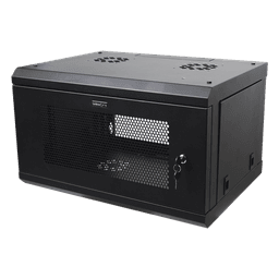 Gabinete de Pared / 6U / 19'' / 455 mm Profundidad / 80 kg Carga / Acero Reforzado / 1.49 ft Alto