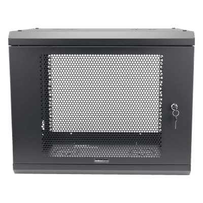 Gabinete de Pared 9U / 19'' / 455 mm (17.9'') Profundidad / Acero Reforzado / Carga 80 kg