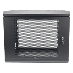 Gabinete de Pared 9U / 19'' / 455 mm (17.9'') Profundidad / Acero Reforzado / Carga 80 kg