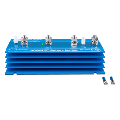 Aislador de Baterías / 200 A / 3 Bancos Independientes / Caída de Tensión <0.1 V / 12/24 V Auto / Terminales M8