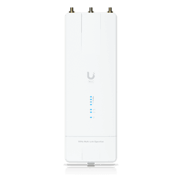 Radio Enlace Wi-Fi 7 / 5 GHz / Rendimiento 5 Gbps / Alcance 100 km (328 kft) / MLO hasta 20 km (65.6 kft) / PoE 10GbE / Análisis Espectral