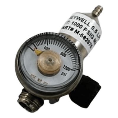 Regulador de calibración / Flujo 0.5 L/min / Para cilindro de gas patrón / Cartuchos serie E3Point