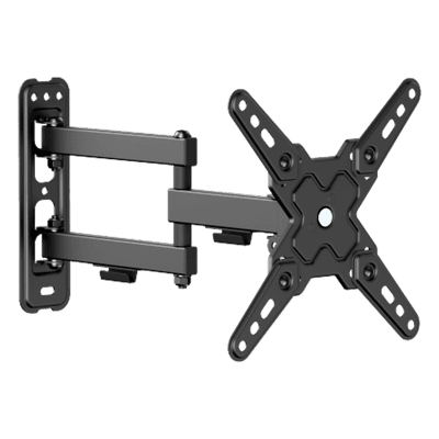 Soporte de Pared Articulado para Pantallas / VESA 75x75 a 200x200 / Hasta 43 Pulgadas / Carga 20 kg (44 lbs) / Movimiento Completo / Perfil 66 mm