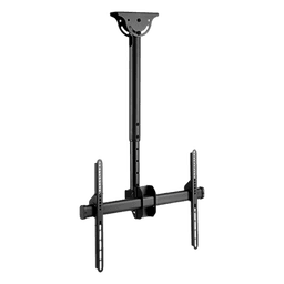 Soporte de Techo para Pantalla / VESA 200x200 a 600x400 / 37" a 70" / Carga 50 kg (110 lbs) / Extensión 560 a 910 mm (22" a 35.8") / Inclinación 0° a -25° / Giro 360°