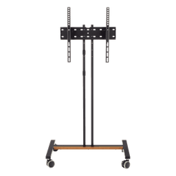 Soporte Móvil para TV / Hasta 55 Pulgadas / Carga 35 kg (77 lbs) / VESA 200x200 a 600x400 / Ruedas con Frenos / Altura Ajustable 4 Posiciones