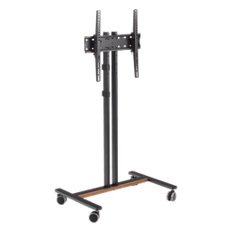 Soporte Móvil para TV / Hasta 55 Pulgadas / Carga 35 kg (77 lbs) / VESA 200x200 a 600x400 / Ruedas con Frenos / Altura Ajustable 4 Posiciones