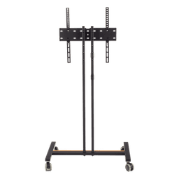 Soporte Móvil para TV / Hasta 55 Pulgadas / Carga 35 kg (77 lbs) / VESA 200x200 a 600x400 / Ruedas con Frenos / Altura Ajustable 4 Posiciones