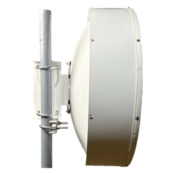 Antena Direccional Parabólica / 27 dBi / 4.9-7.2 GHz / Dual Polaridad Slant 45°/90° / 39.6 cm / Radomo Integrado