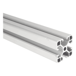 Riel de Aluminio para Videowall / 2380 mm (7.8 ft) / Perfil 40x40 mm / Diseño Modular / Incluye 2 Tapas