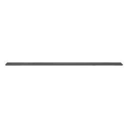 Riel de Aluminio para Videowall / Longitud 1750 mm (5.74 ft) / Ancho 120 mm / Espesor 9 mm / Diseño U / Incluye Tapas y Tornillos