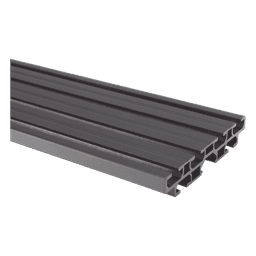 Riel de Aluminio para Videowall / Longitud 1750 mm (5.74 ft) / Ancho 120 mm / Espesor 9 mm / Diseño U / Incluye Tapas y Tornillos
