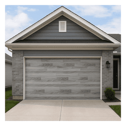 Puerta de Garage / Estilo Americano / Acabado Laminado PREMIUM / Gris / 12x8 Pies (3.66x2.44 m) / Lámina Calibre 26 / Poliuretano 42mm / 5 Secciones