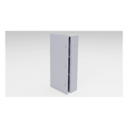 Gabinete Exterior / Acero Galvanizado / 3 Baterías / Montaje en Poste / 1050x208x505 mm / 16.14 kg / IP para Energía Solar