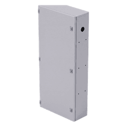 Gabinete para Baterías / Acero Galvanizado / 4 Unidades / Montaje en Poste / Exterior / 1050 mm (3.44 ft) de Altura