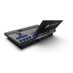 Controlador de Eventos / Pantalla Táctil 21.5" / Pantalla Inteligente 8" / 87 Botones LCD Programables / 4 Encoders y 8 Faders / HDMI 2.0 / 12G-SDI / Control MIDI y KVM / Diseño Plegable