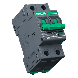 Interruptor Termomagnético DC / 2 Polos / 20 A / 800 Vcc / Curva C / 6 kA / Riel DIN