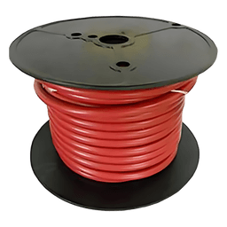 Cable para Batería Marina / 6 AWG / 100 Pies (30.5 m) / PVC Retardante de Llama Rojo / Cobre Estañado Clase K / 600V / 105°C Seco / 75°C Húmedo