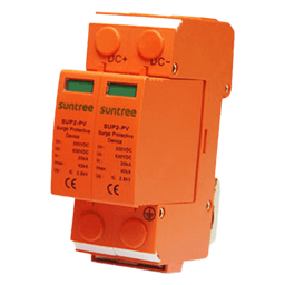 Protector de Descargas Atmosféricas / 600 Vcc / 2 Polos / 40 kA / Tiempo de Respuesta 25 ns / IP20 / Clase T2